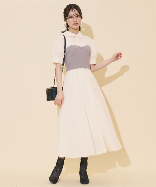 WILLSELECTION（ウィルセレクション） ワンピース ビスチェレイヤード