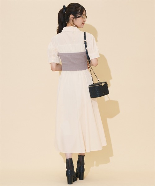WILLSELECTION（ウィルセレクション） ワンピース 半袖 ビスチェ