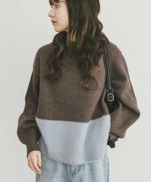 アーバンリサーチ　フェザーニット ITEMS URBANRESEARCH（アイテムズ アーバンリサーチ） ニット セーター