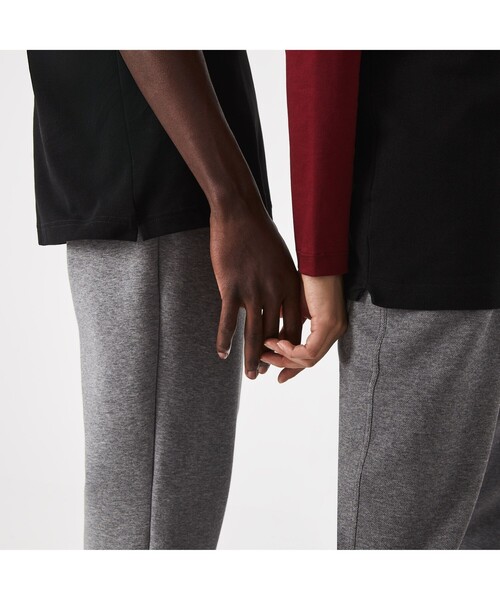 「LACOSTE L!VE」 半袖ポロシャツ S グリーン メンズ_画像8