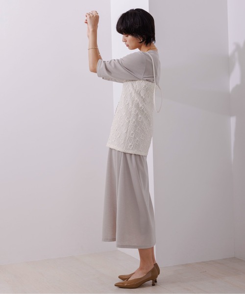 Eimee Law（エイミーロウ） 7分袖ワンピース 38 ブラック レディース