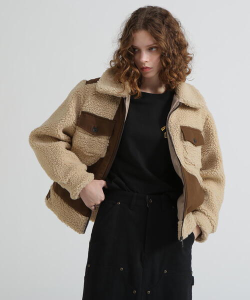 ブルゾン アウター ボア 「直営店限定」BOA COMBI JACKET/ボアコンビ