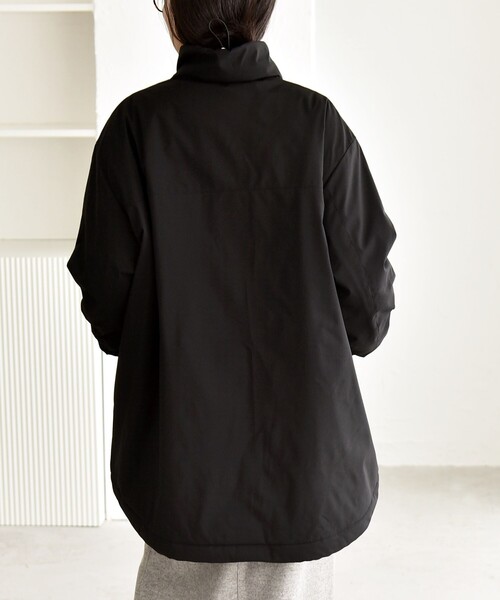 quaranciel コート アウター quaranciel:「撥水加工」中綿 スタンド