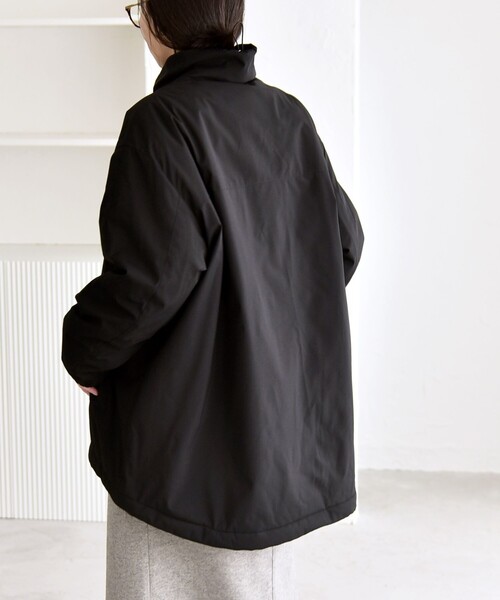 quaranciel コート アウター quaranciel:「撥水加工」中綿 スタンド