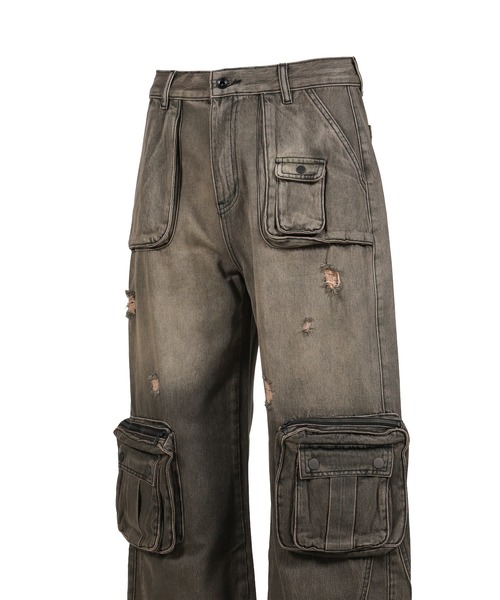 TROUBLED WATERS カーゴパンツ SAFARI CARGO PANTS メンズ レディース