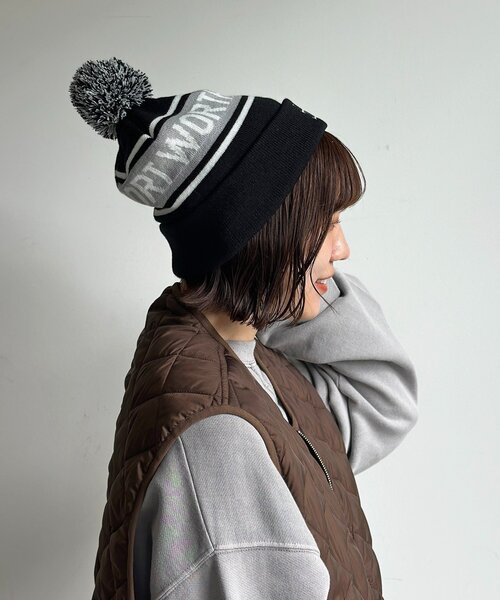 Dickies（ディッキーズ） キャップ 帽子 「Dickies」ボンボンニット帽