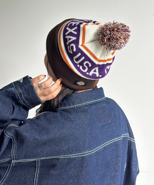 Dickies（ディッキーズ） キャップ 帽子 「Dickies」ボンボンニット帽