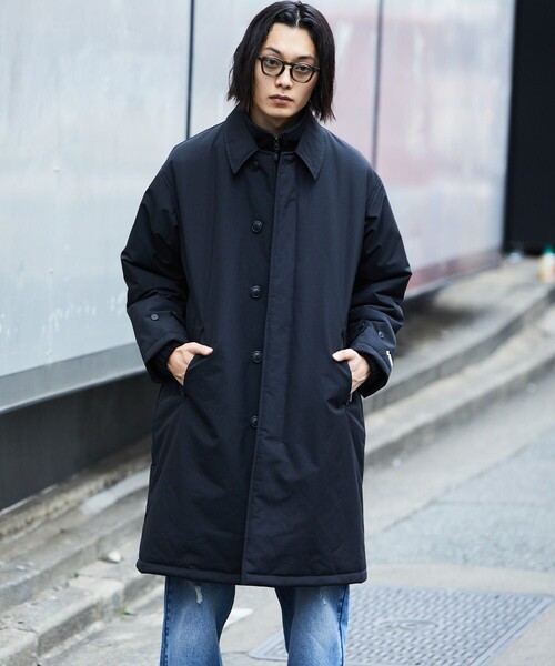 phenix（プラスフェニックス） ステンカラーコート LARGE ブラック