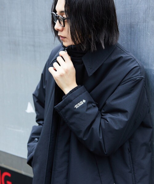 phenix（プラスフェニックス） ステンカラーコート LARGE ブラック