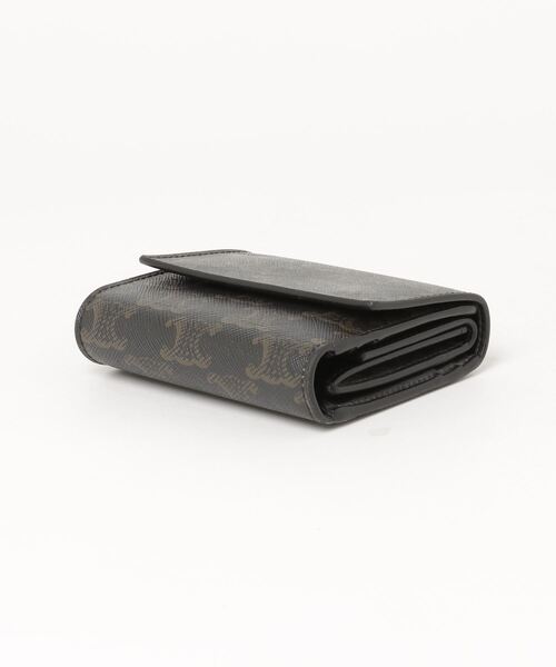 CELINE トリオンフ 二つ折り財布 CELINE】コンパクトウォレット トリオンフ 折りたたみ財布 (CELINE