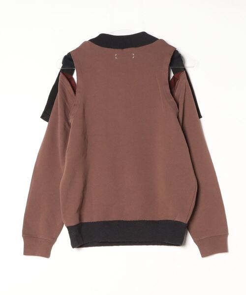 「NON TOKYO」 長袖カットソー 1 ブラウン レディース_画像2