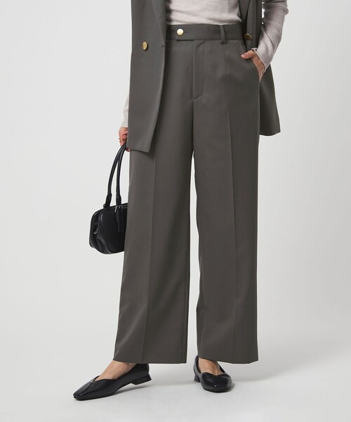 【美品】GREEN LABEL RELAXING パンツスーツ 上M下L green label relaxing（グリーンレーベルリラクシング） スラックス