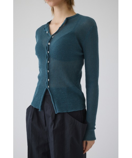 ニット セーター 入学式 Sheer rib spring knit シアーリブスプリングニット レディースの画像