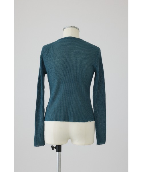 RIM.ARK ニット セーター 入学式 Sheer rib spring knit シアーリブ