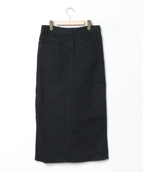 タグ付き未使用　セオリー　デニムタイトルスカート　ブラック theory（セオリー） 」 デニムスカート - ブラック レディース