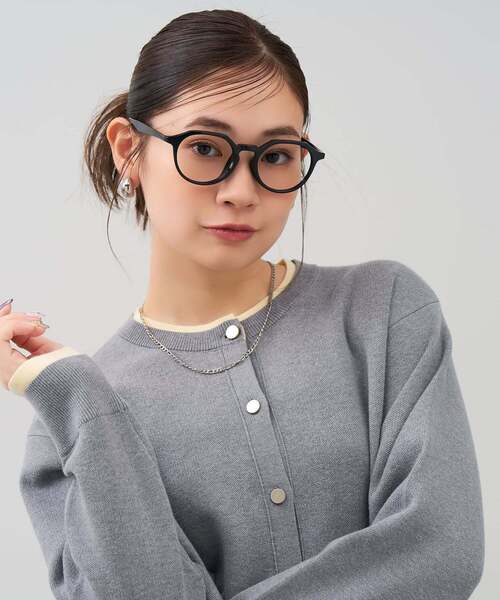 Zoff（ゾフ） 伊達メガネ メガネ 眼鏡 ボストン型 メガネ｜クラウン