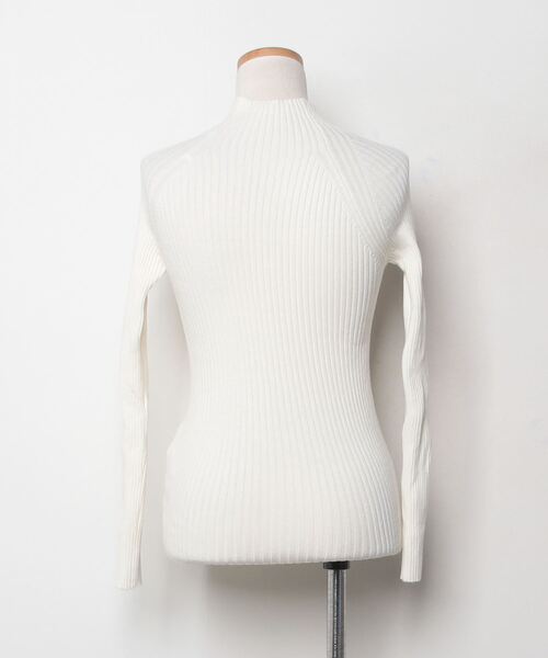 「SENSE OF PLACE by URBAN RESEARCH」 長袖ニット - ホワイト レディース_画像2