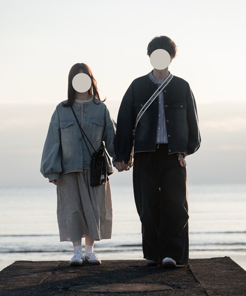 「RUUBON」 デニムジャケット S ブルー メンズ_画像5