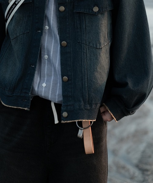 「RUUBON」 デニムジャケット S ブルー メンズ_画像9