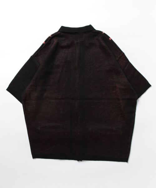 「BAD BOY」 ニットカーディガン M ブラック メンズ_画像2