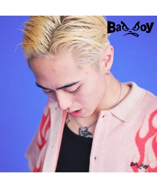 「BAD BOY」 ニットカーディガン M ブラック メンズ_画像9