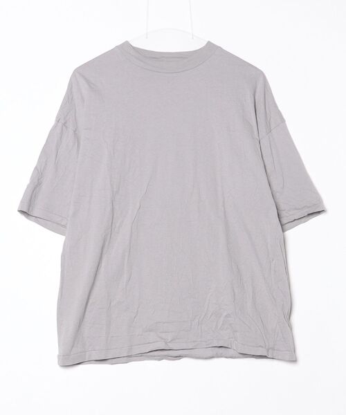 「N.HOOLYWOOD TEST PRODUCT EXCHANGE SERVICE」 半袖Tシャツ 36 グレー×サックスブルー メンズ_画像2