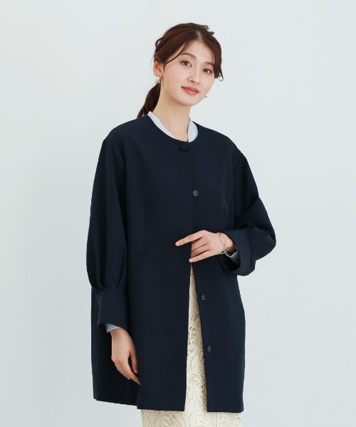 新品　ヤマダヤ　福袋　ノーカラーコート　ベージュ　卒業式　入学式　アーガ セレモニースタイル - ｜YAMADAYA STORE