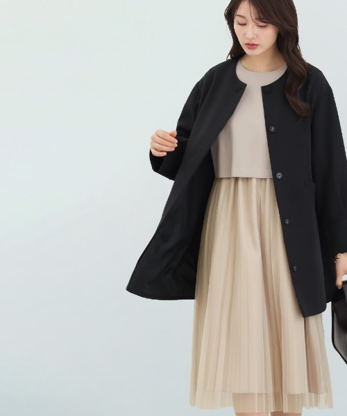 新品　ヤマダヤ　福袋　ノーカラーコート　ベージュ　卒業式　入学式　アーガ セレモニースタイル - ｜YAMADAYA STORE