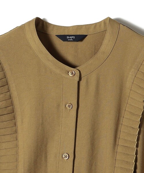 「SHIPS Colors」 ノースリーブワンピース ONE SIZE ベージュ レディース_画像9