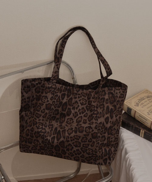 VIBGYOR Women トートバッグ 「resonance」レオパード/ヒョウ柄 ソフト