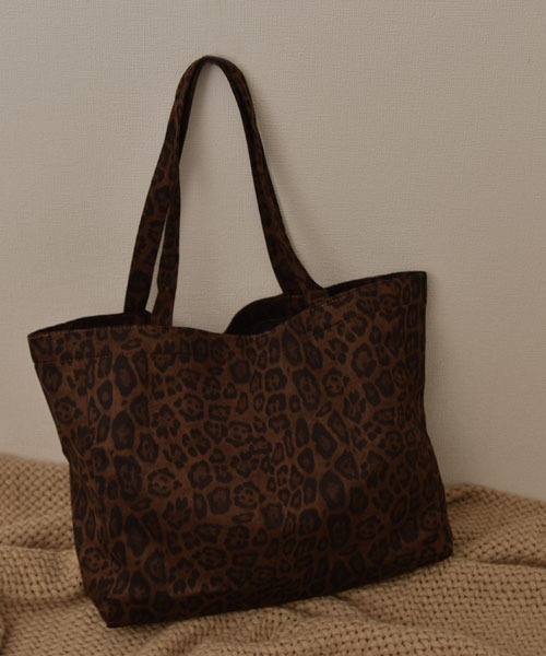 VIBGYOR Women トートバッグ 「resonance」レオパード/ヒョウ柄 ソフト