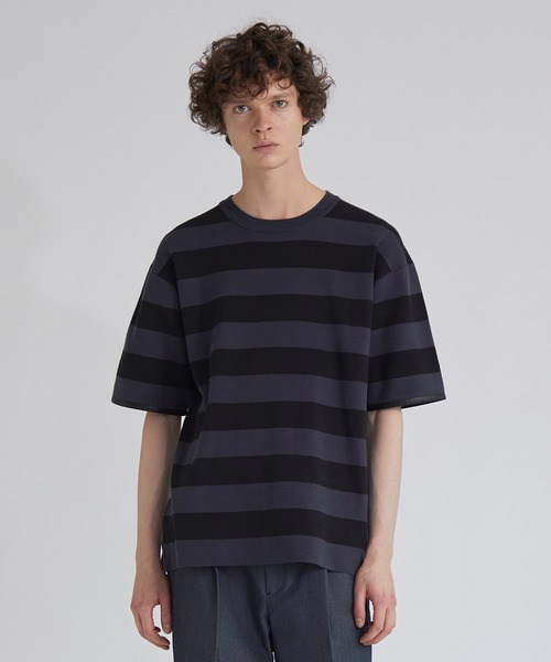ESTNATION（エストネーション） 半袖ニット X-LARGE ブラック メンズ