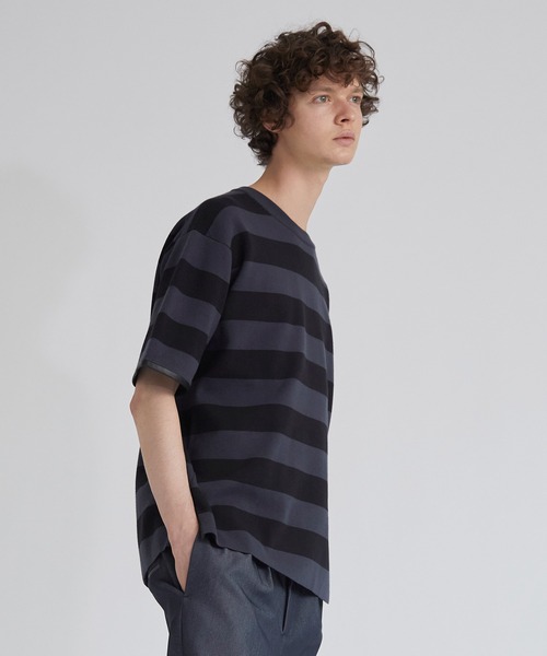 ESTNATION（エストネーション） 半袖ニット X-LARGE ブラック メンズ