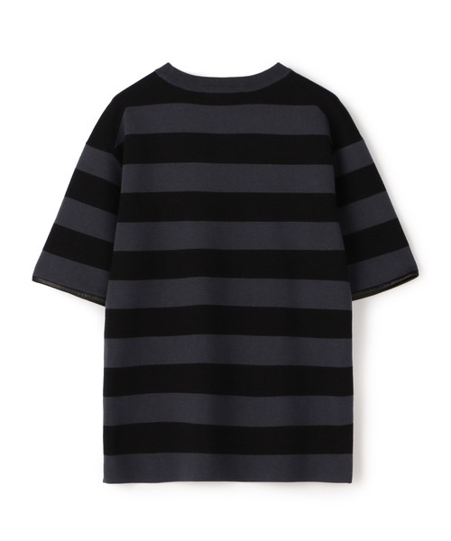 ESTNATION（エストネーション） 半袖ニット X-LARGE ブラック メンズ