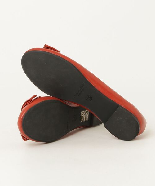 「Fabio Rusconi」 フラットパンプス 35 レッド レディース_画像3