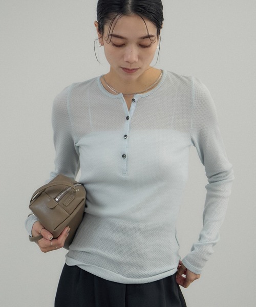 SALON adam et rope'（サロン アダム エ ロペ） tシャツ 鹿の子