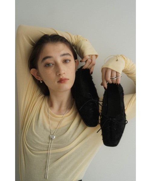 Knuth Marf（クヌースマーフ） フラットパンプス 24 ブラック