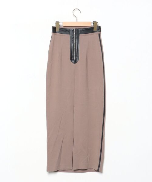 「CITY」 タイトスカート 1 ブラウン レディース_画像2