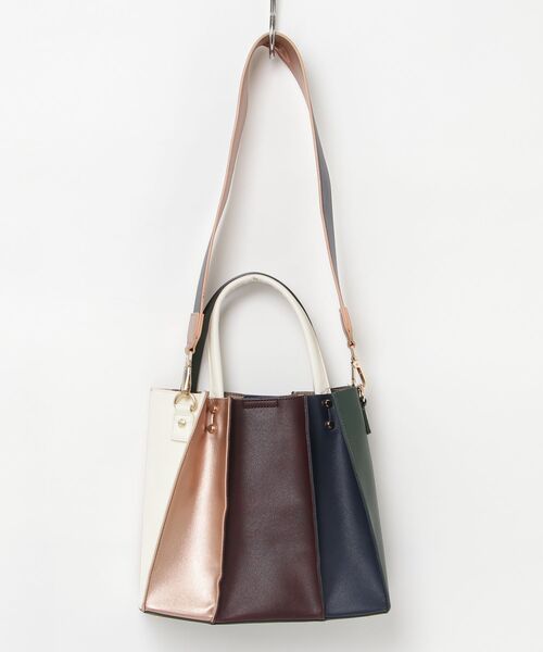 DIANA ダイアナ レザー トートバッグ　トープ DIANA（ダイアナ） 2WAYバッグ - ネイビー レディース : ZOZOTOWN