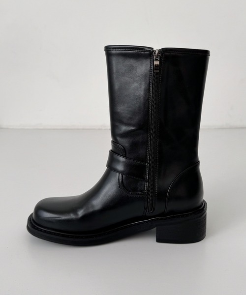 「CANAL JEAN」 ブーツ 24.5 ブラック レディース_画像5