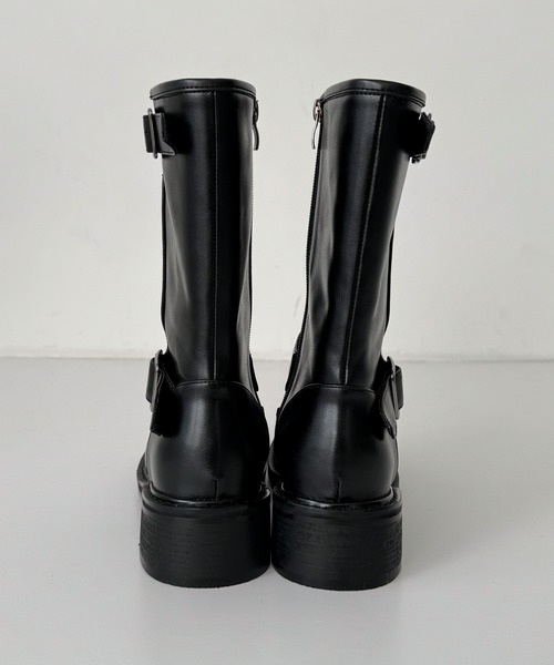 「CANAL JEAN」 ブーツ 24.5 ブラック レディース_画像7