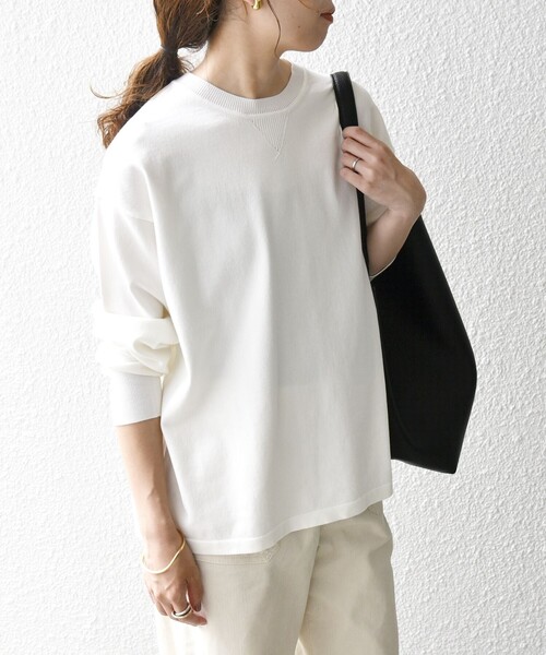 「SHIPS any」 長袖ニット ONE SIZE ブラウン レディース_画像6