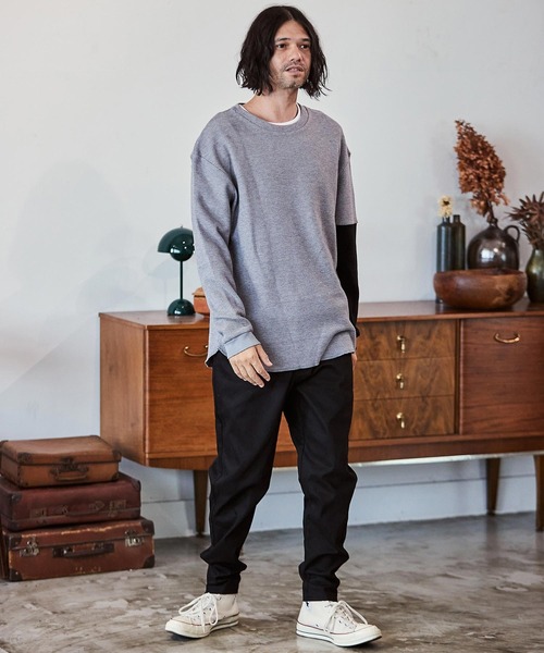 「CAMBIO」 イージーパンツ M ブラック メンズ