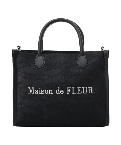 Maison de FLEUR（メゾンドフルール） ハンドバッグ レース2Wayトート