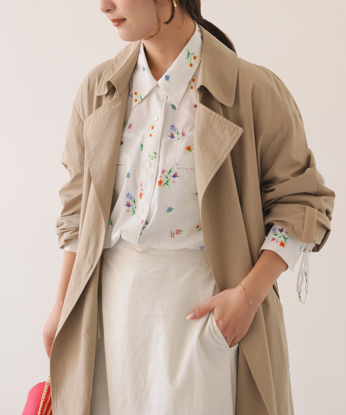 「margaux」 「SLOBE IENA」長袖ブラウス FREE ブラック レディース_画像6