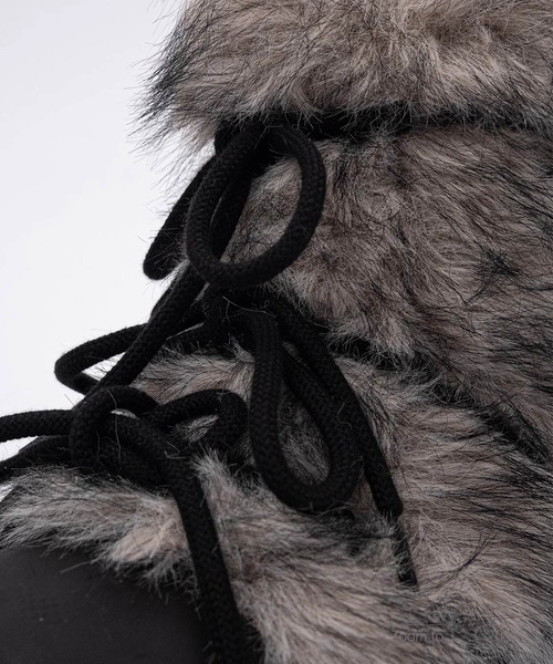 「MEMECLE」 ハイカットスニーカー S ブラウン レディース_画像4