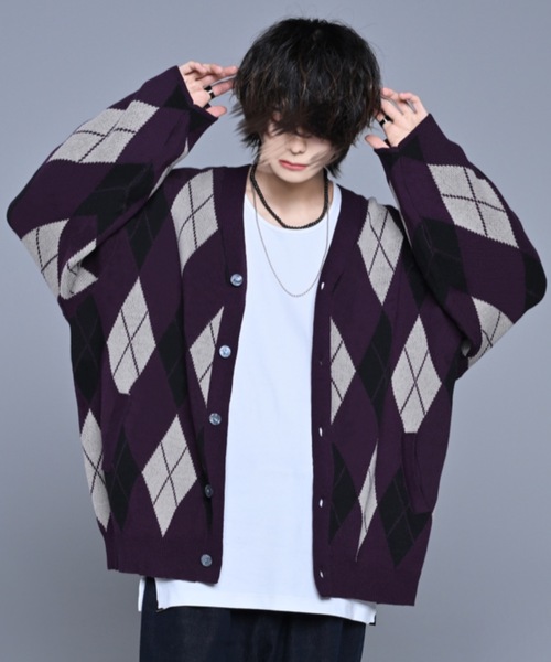 ADRER」 ニットカーディガン LARGE ブラック メンズ ADRER（アドラー 