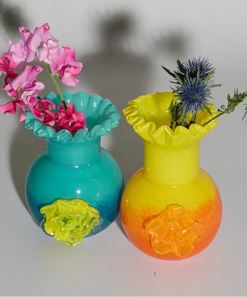 花瓶 Casselini HOME(キャセリーニ ホーム)ガラスフラワーベースBOの画像