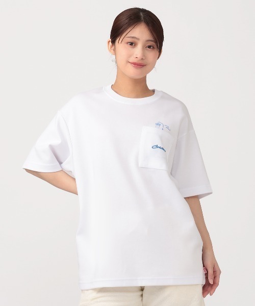 CHUMS（チャムス） tシャツ COTTON DRY Post-Run Bath Pocket TEE 