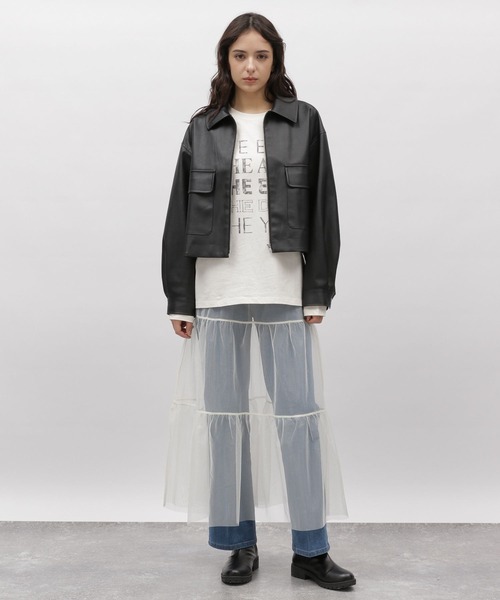 「LAKOLE」 ジャケット SMALL アイボリー レディース_画像2